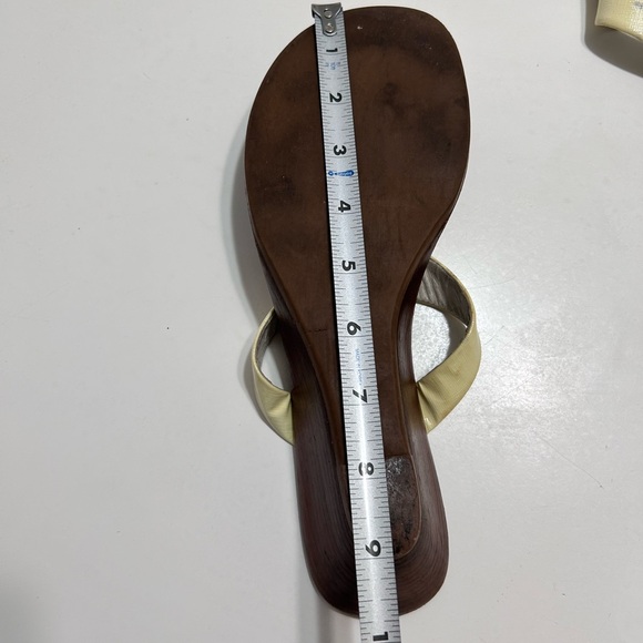 Tory Burch Cameron wedge thong sandal size 9 1/2 - Picture 5 of 9